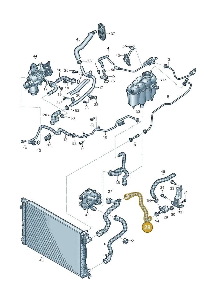 8W0122073L — Audi A5 Sportback (2016-2025) diagram 849121173, position 28