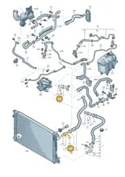 8W0122293A Audi Quick Acting Coupling