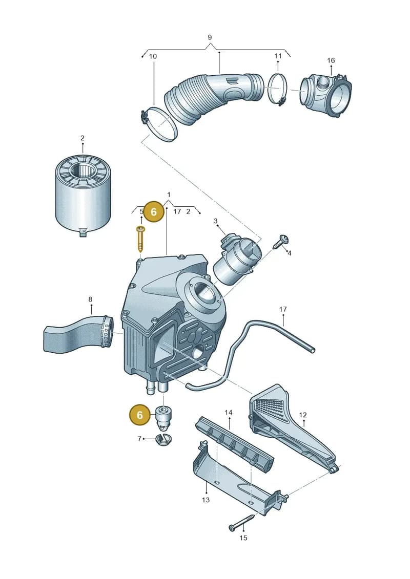8W0129669 — Audi Q5 (2016-2025) diagram 849129300, position 6