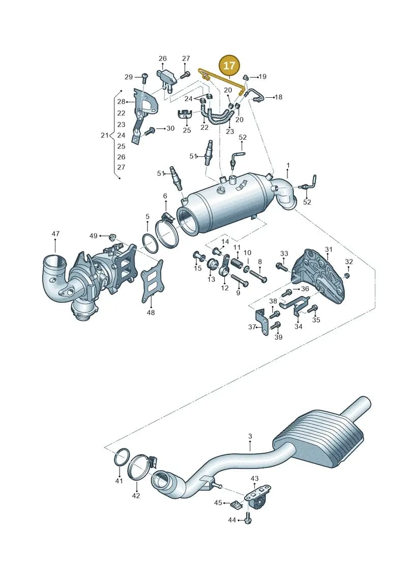 8W0131205L — Audi Q5 (2016-2025) diagram 849253051, position 17