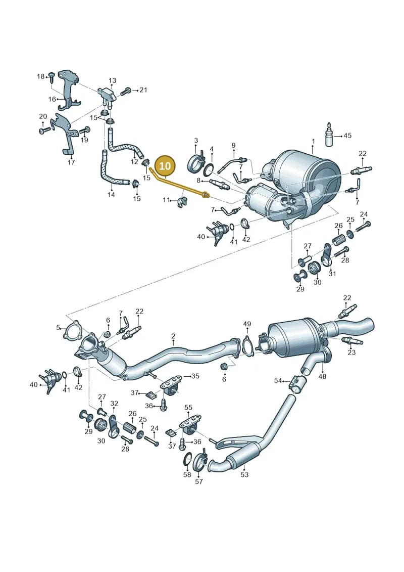 8W0131205N — Audi A6 (2018-2025) diagram 430253730, position 10