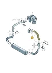 8W0145737 Audi Pressure Hose