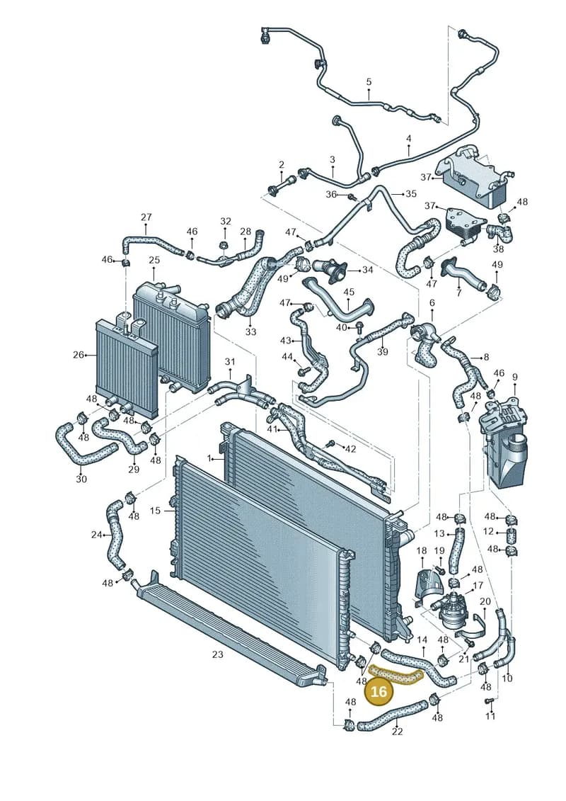 8W0145922G — Audi RS4 Avant (2017-2025) diagram 847121100, position 16