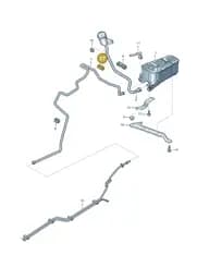 8W0201449A Audi Securing Clip