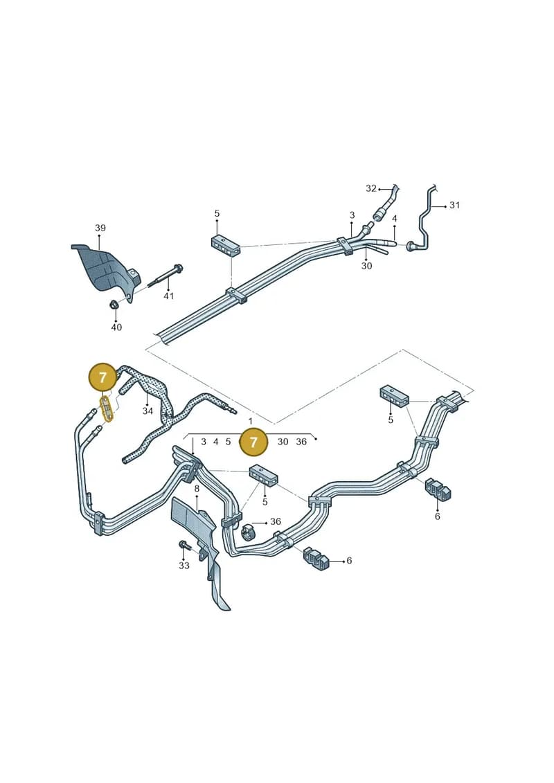 8W0201449B — Audi Q5 qu. 2.0 (2018-) diagram 428201060, position 7