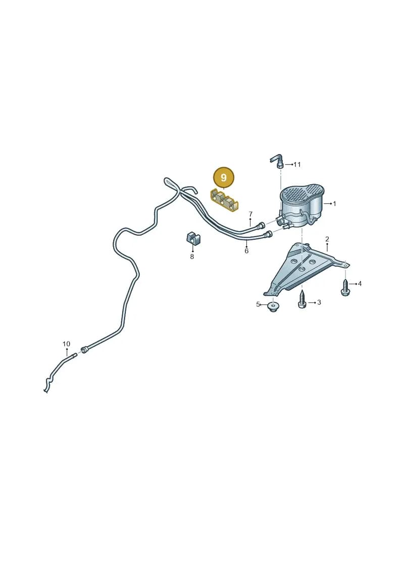 8W0201449G — Audi RS4 Avant (2017-2025) diagram 849201800, position 9
