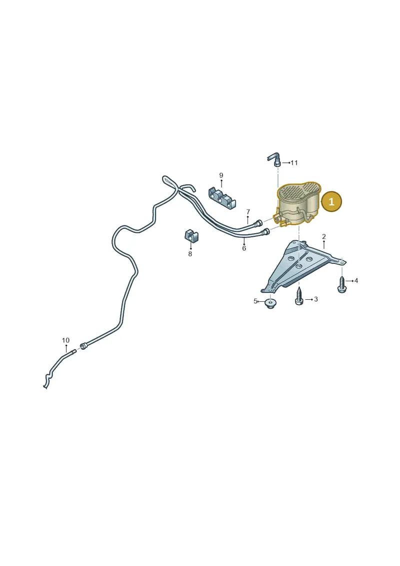 8W0201799L — Audi RS4 Avant (2017-2025) diagram 849201800, position 1