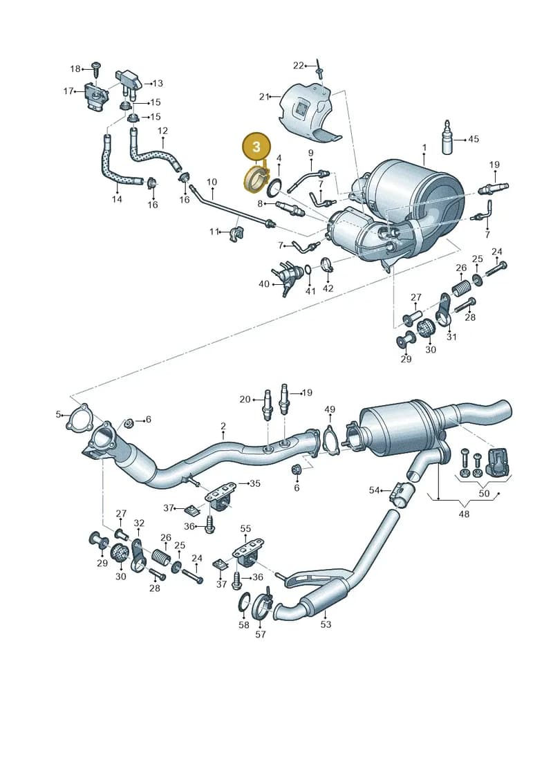 8W0253725F — Audi Q5 (2016-2025) diagram 849253780, position 3