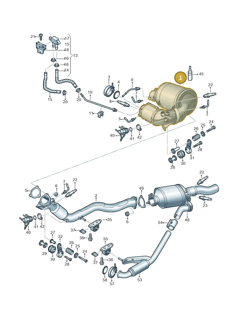 8W0254751E — Audi Q5 (2016-2025) diagram 896253077, position 1