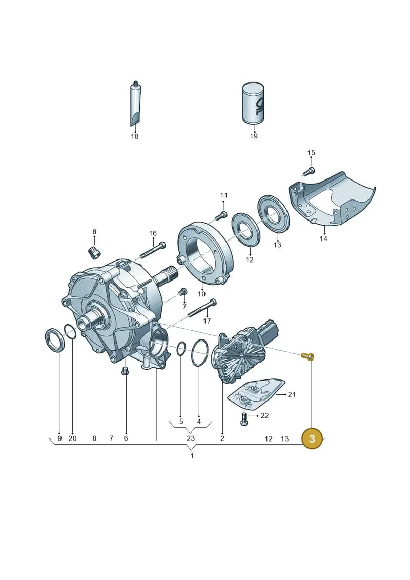 8W0498445 — Audi A6 (2018-2025) diagram 849409950, position 3
