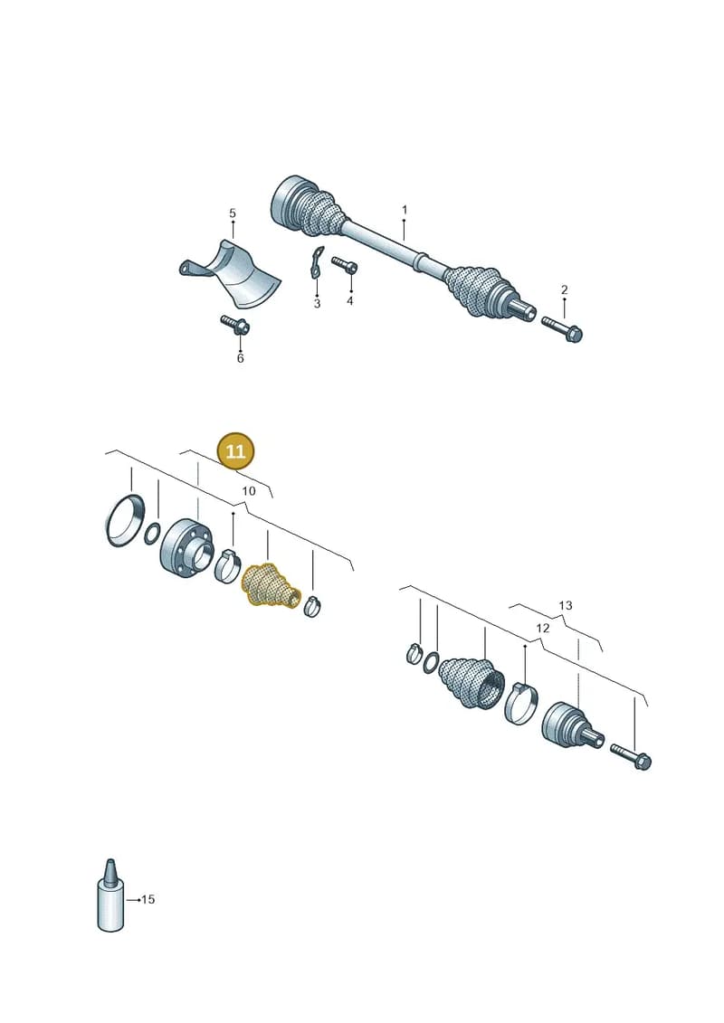 8W0598103A — Audi A6 (2018-2025) diagram 798501020, position 11