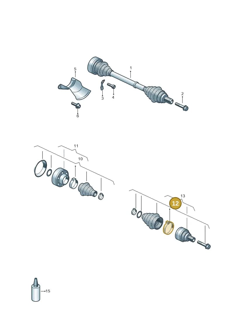8W0598203 — Audi RS5 Sportback (2017-2025) diagram 798501020, position 12