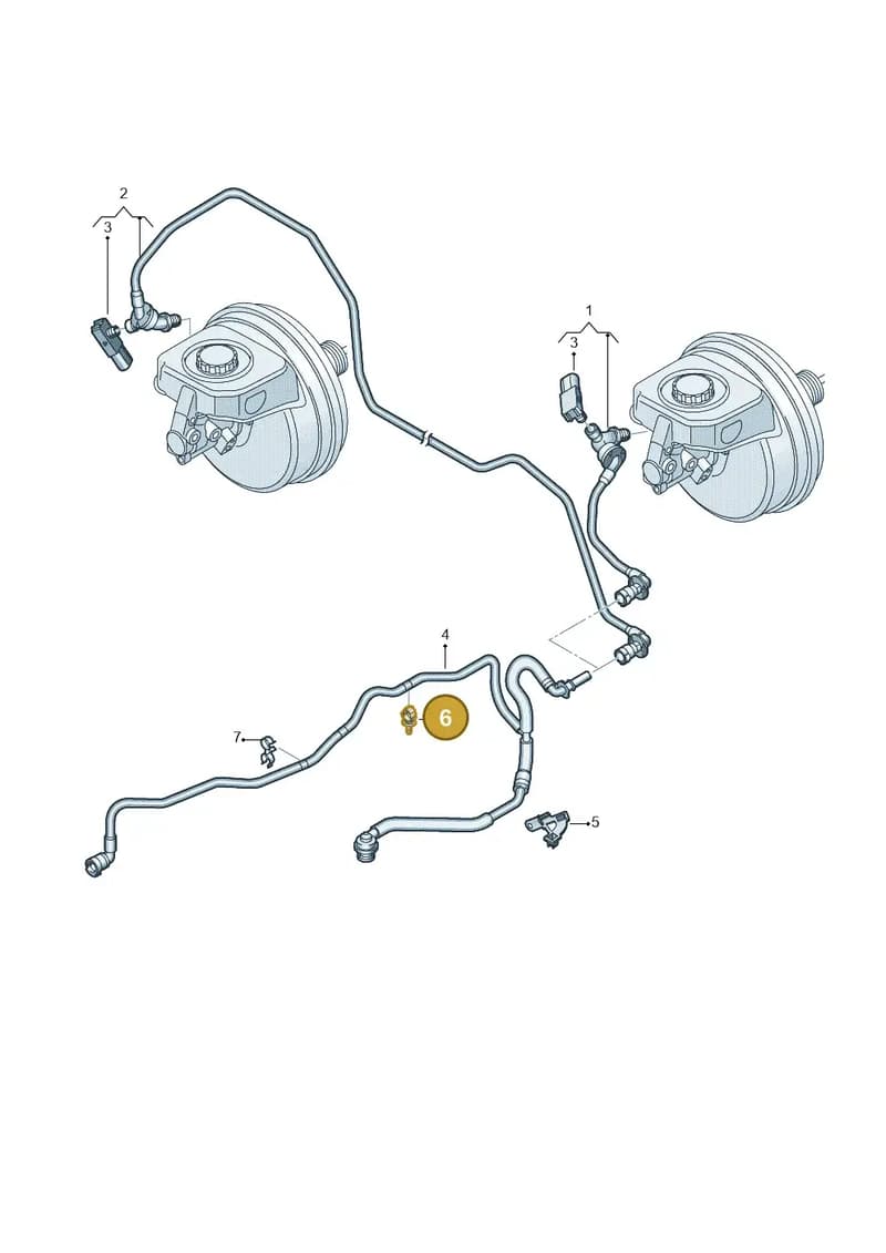 8W0612797B — Audi A7 (2021-) diagram 538611700, position 6