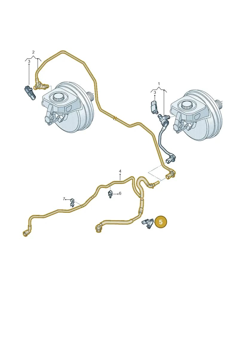 8W0612797 — Audi RS6 Avant (2019-2025) diagram 538611700, position 5