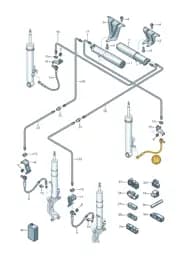 8W0616715 Audi Pipe/Hose Line