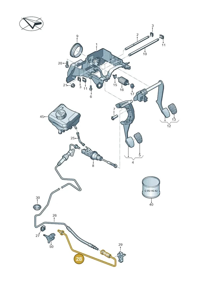 8W0721477 — Audi A5 Sportback (2016-2025) diagram 849721300, position 28