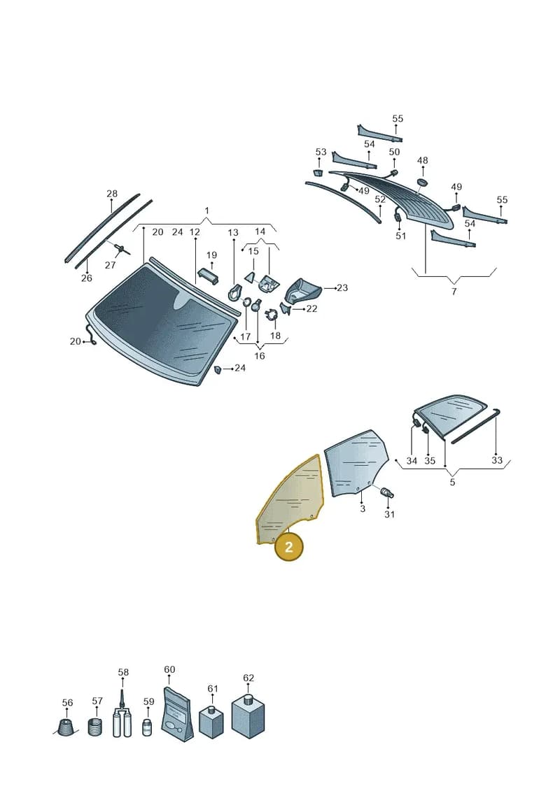 8W0845022C — Audi RS4 Avant (2017-2025) diagram 438845000, position 2