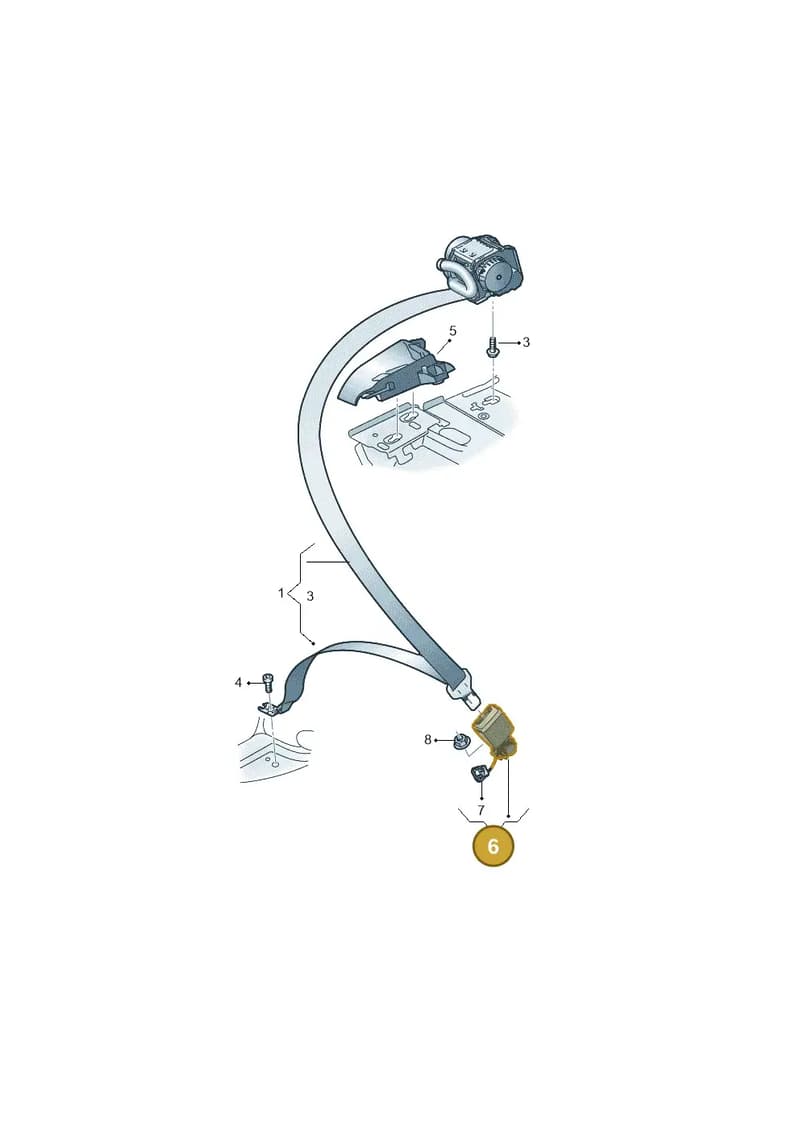 8W0857740CMNB — Audi RS5 Sportback (2017-2025) diagram 847857700, position 6