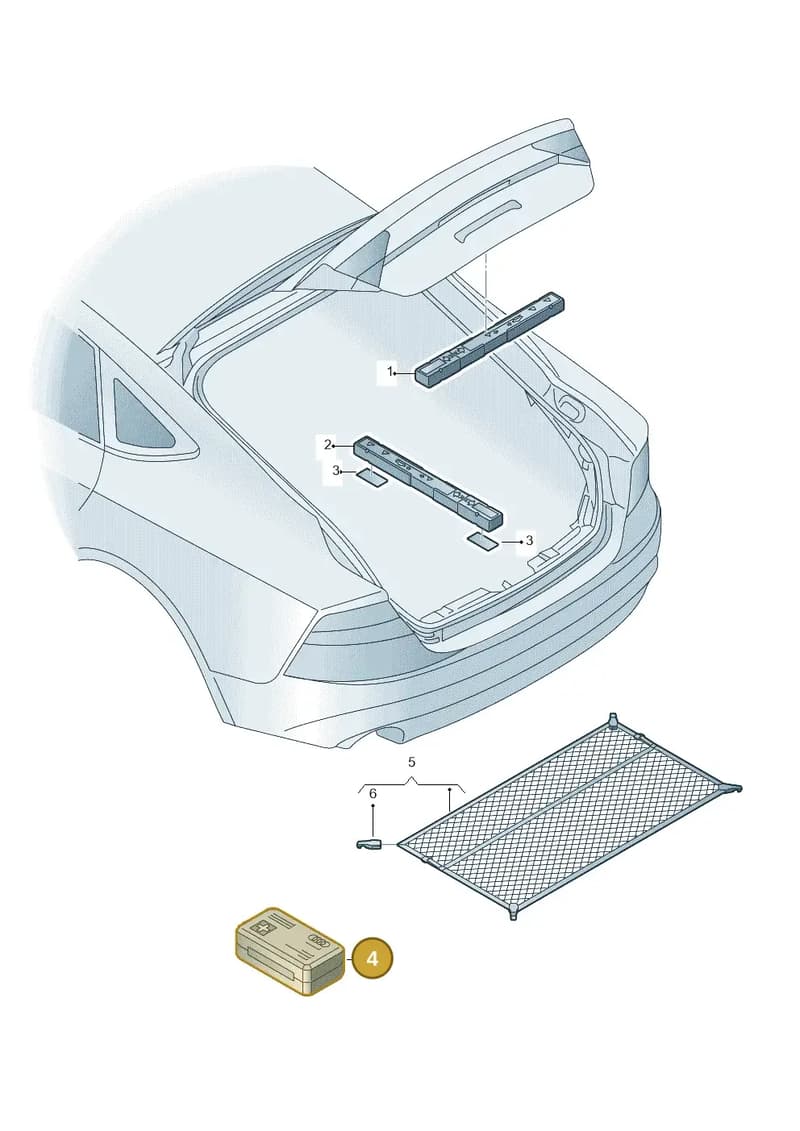 8W0860282G — Audi RS7 Sportback (2019-2025) diagram 765860000, position 4