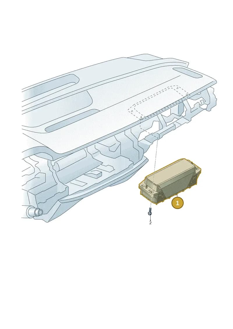 8W0880204M — Audi RS5 Sportback (2017-2025) diagram 859880100, position 1