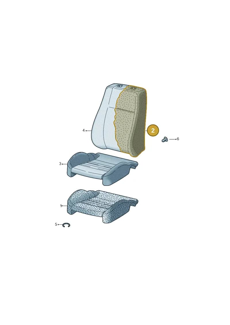 8W0881776A — Audi A5 Sportback (2016-2025) diagram 849881600, position 2