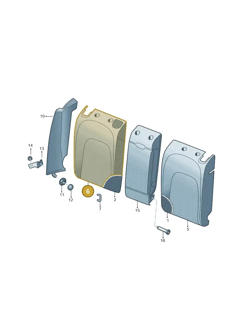 8W0885806AC25D — Audi RS4 Avant (2017-2025) diagram 849885800, position 6