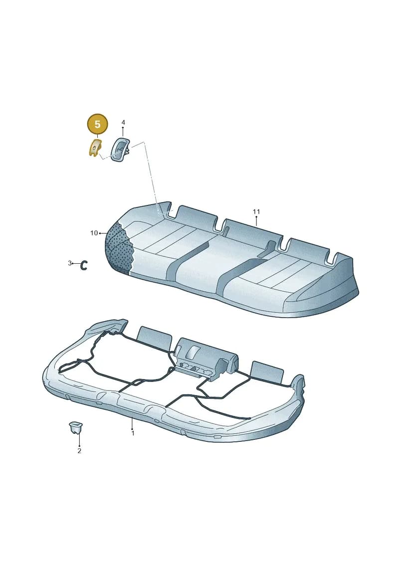 8W0887187MG6 — Audi RS6 Avant (2019-) diagram 849885200, position 5
