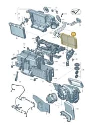 8W0898037 Audi Heat Exchanger