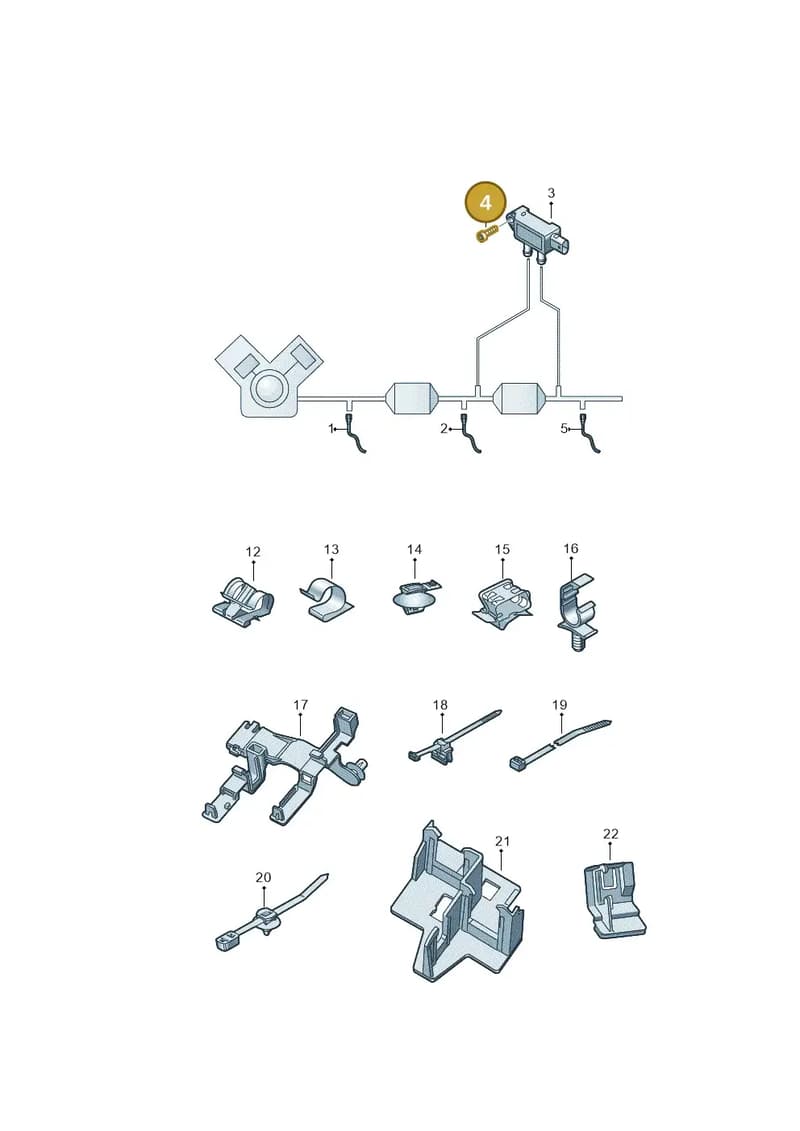 8W0906088Q — Audi A5 Cabriolet (2016-2025) diagram 848906004, position 4