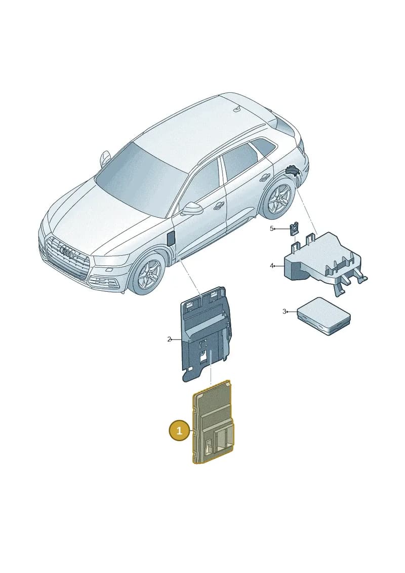 8W0907063CH — Audi Q5 (2016-2025) diagram 896907020, position 1
