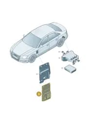 8W0907063H Audi Onboard Supply Control Unit