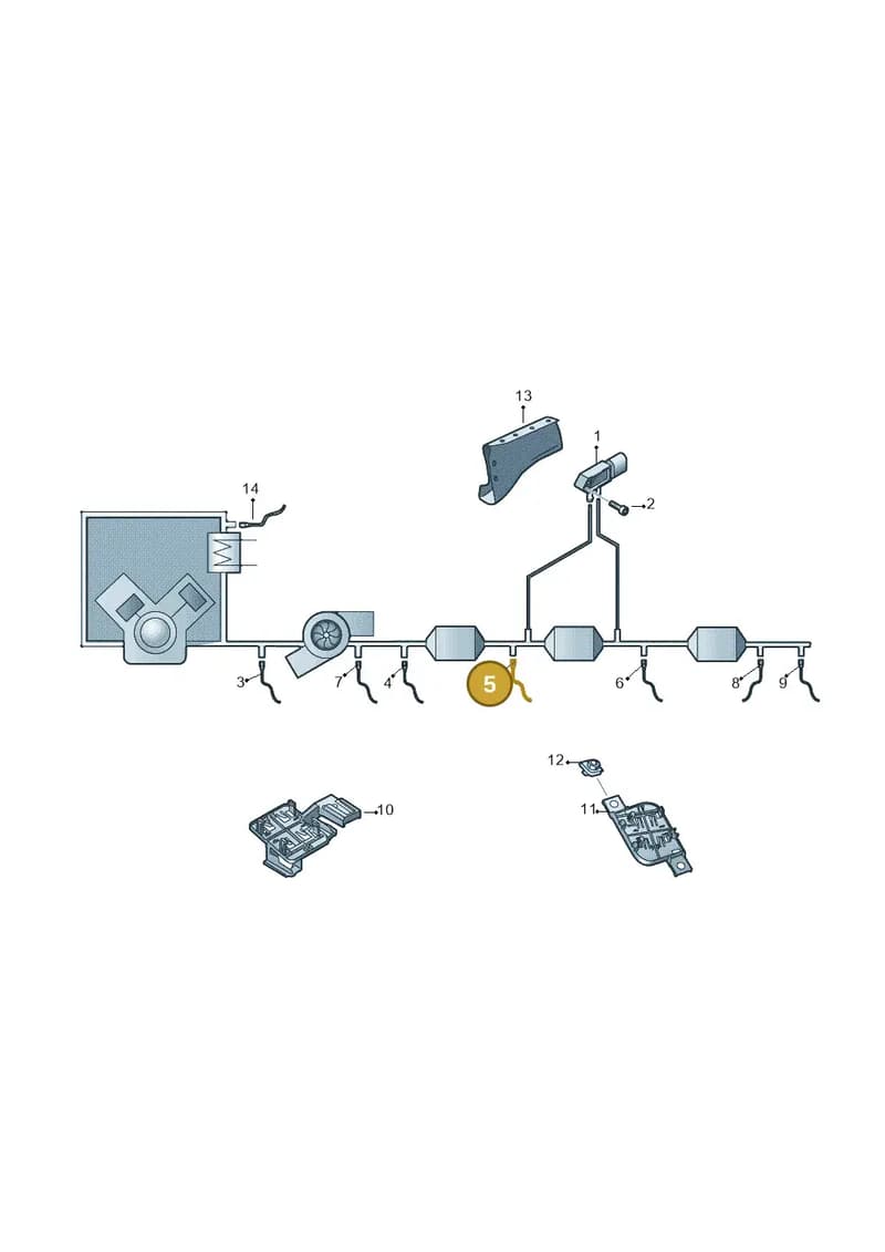 8W0919529G — Volkswagen Touareg (2017-2025) diagram 780906150, position 5