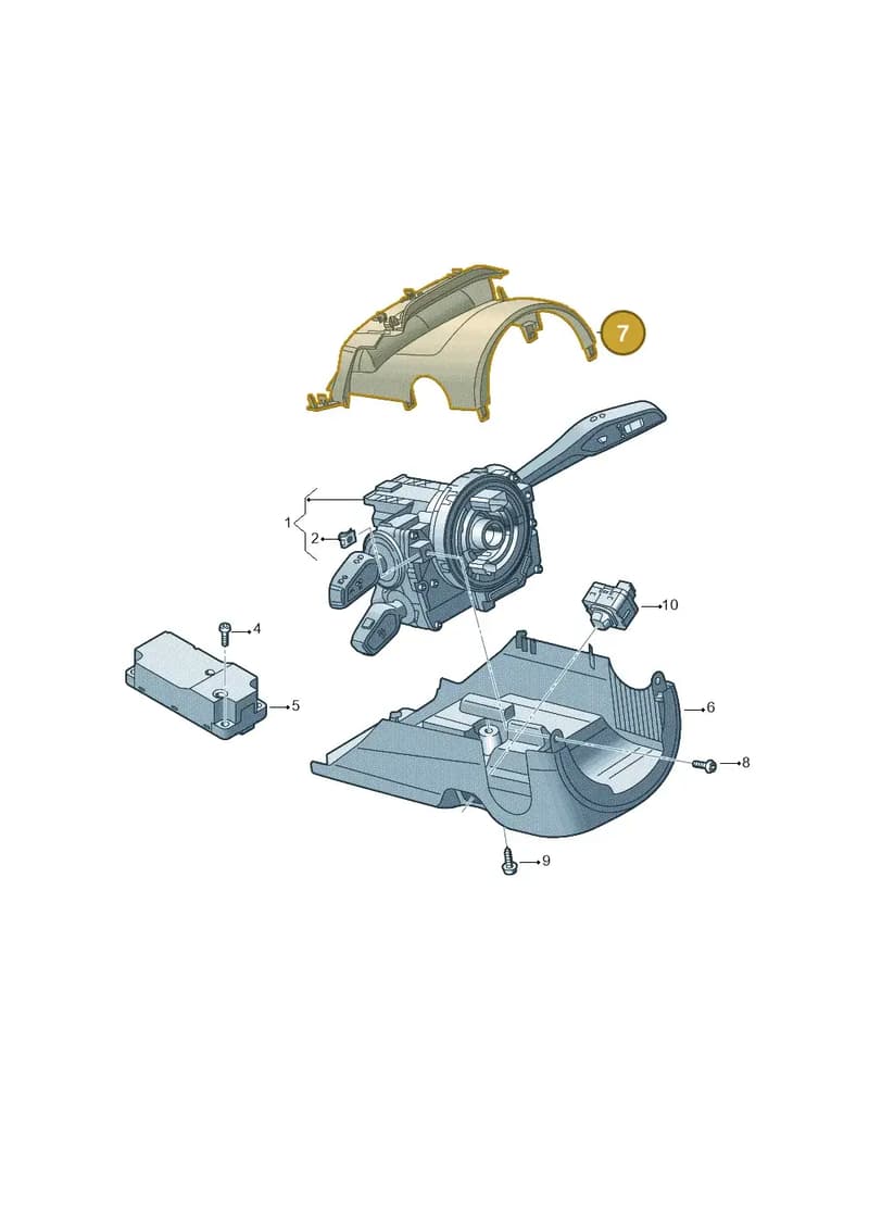 8W0953491B4PK — Audi RS4 Avant (2017-) diagram 859953500, position 7