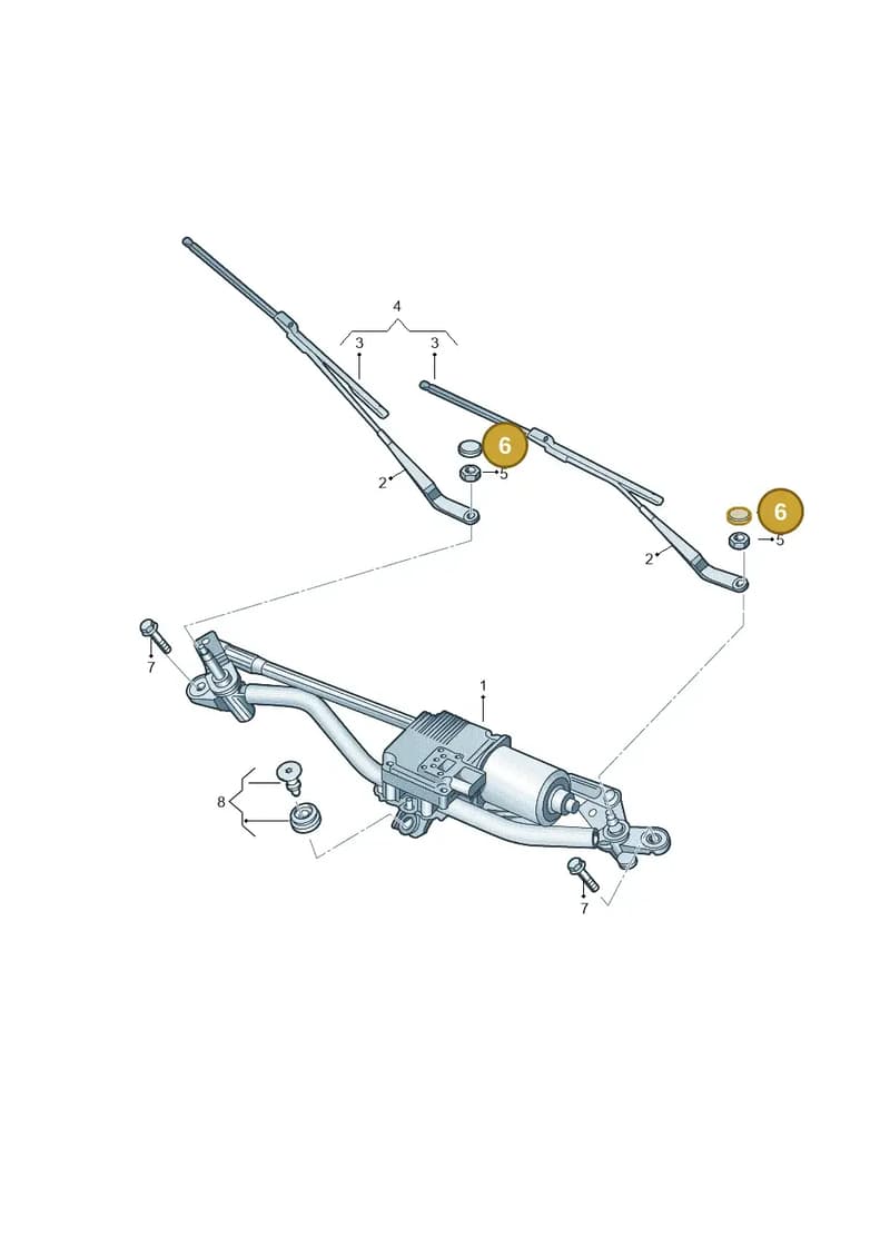 8W09552059B9 — Audi A1 Sportback (2014-2018) diagram 708955000, position 6