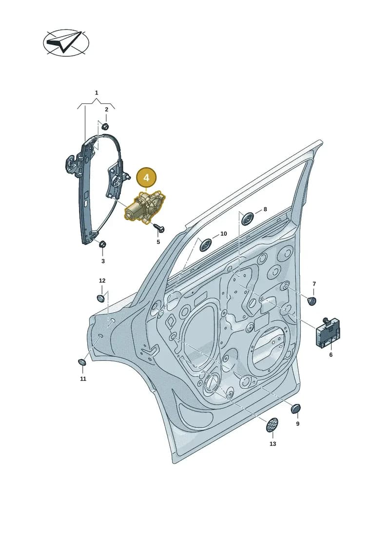 8W0959812 — Audi Q6 e-tron (2023-2025) diagram f5s839060, position 4