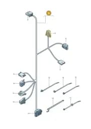 8W0971369BC Audi Wiring Set