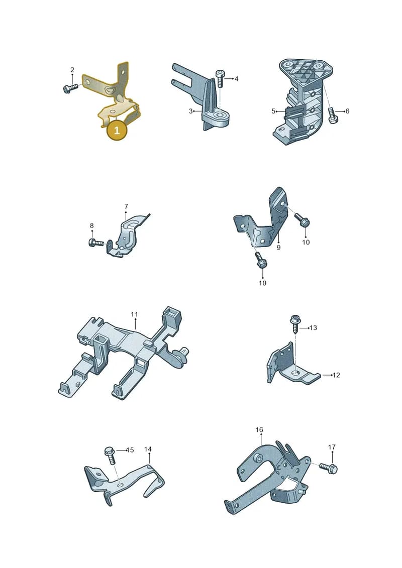 8W0971502H — Audi Q5 (2016-2025) diagram 896971000, position 1