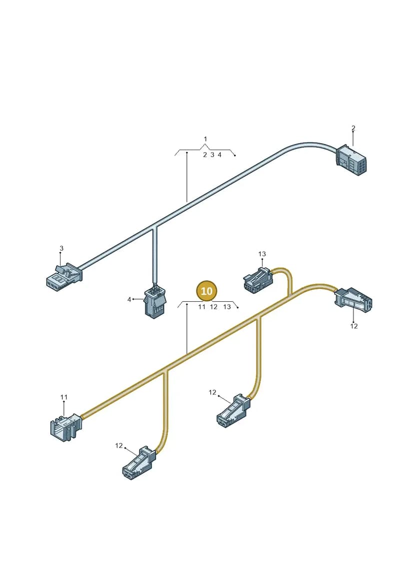 8W0971659B — Audi A5 Cabriolet (2016-2025) diagram 848972300, position 10