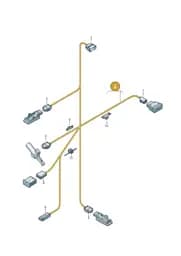 8W0971679G Audi Wiring Set for Dash Panel Box Light