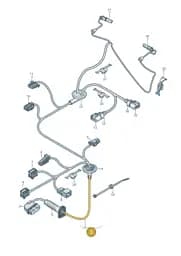 8W0971687AT Audi Wiring Set for Door