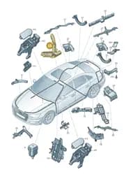 8W0971822 Audi Cable Guide
