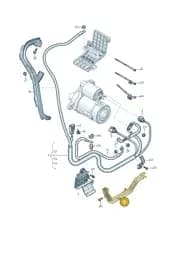 8W0971824AA Audi Cable Guide
