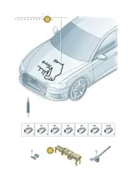 8W0971824AP Audi Cable Guide