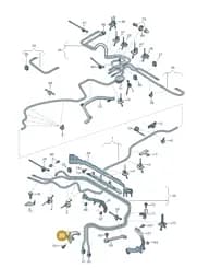 8W0971824BP Audi Cable Guide
