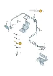 8W0971824BQ Audi Cable Guide