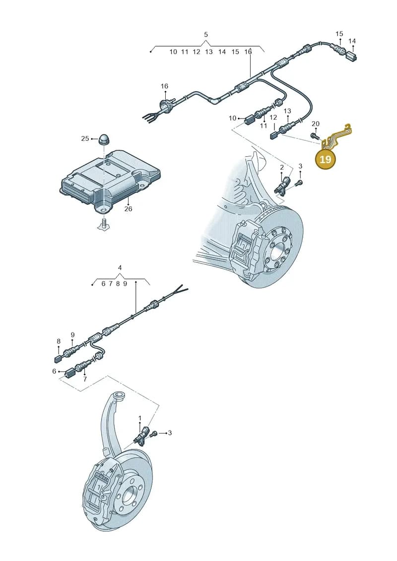 8W0971846E — Audi A4 (2015-2025) diagram 849927000, position 19