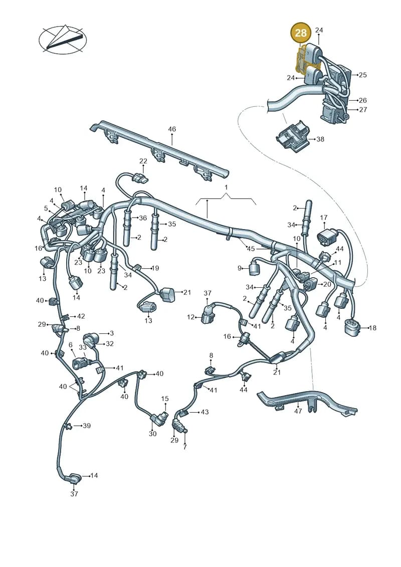 8W0973056N — Volkswagen Amarok (2022-) diagram 894971140, position 28