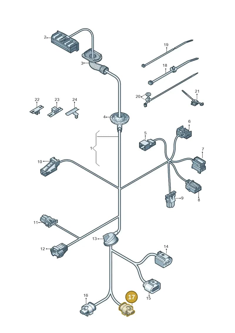 8W0973732A — Audi R8 Spyder (2015-2024) diagram 872972350, position 17