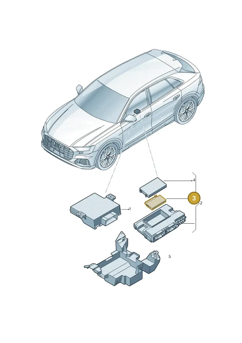 8W1907064FR — Audi RS Q8 (2019-2025) diagram 429907000, position 3
