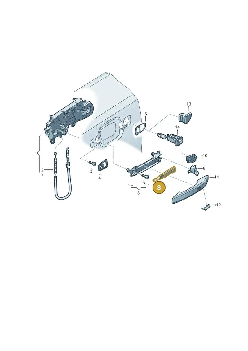 8W1927753B — Audi RS4 Avant (2017-2025) diagram 896837000, position 8
